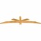 Ekena Millwork Alberta Rough Sawn Timber Gable Bracket, Western Red Cedar, 84"W x 21"H x 2"D x 4"F, 6/12 Pitch GBW084X21X0204ALB00RWR - alternate 5
